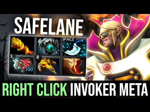 CARRY Invoker RIGHT CLICK BUILD — we want this meta on proscene