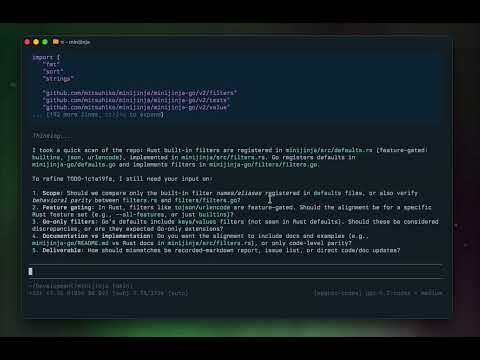 Short Demo of my Pi Todo Extension