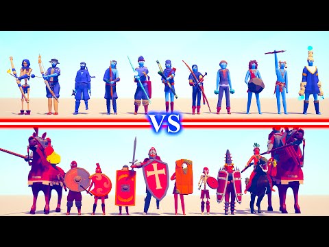 RANGED Team vs SHIELD Team - Totally Accurate Battle Simulator TABS