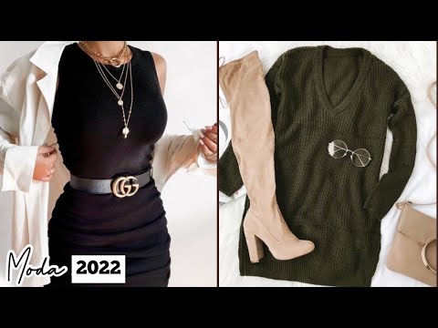 MODA TENDENCIAS INVIERNO 2022 || MODA 2022 Mujer | OUTFITS DE MODA OTOÑO INVIERNO 2022