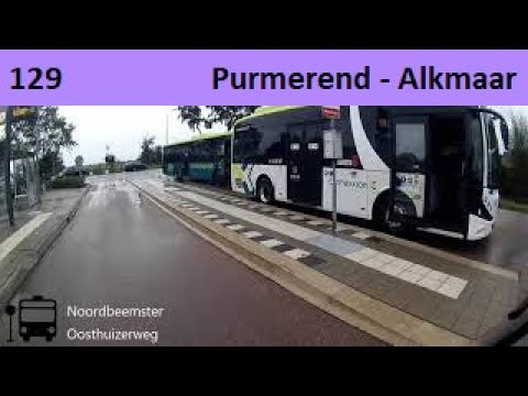 Lijn 129: Purmerend Tramplein - Alkmaar Station (2018)