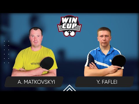 13:00 Andrii Matkovskyi - Yevhenii Faflei West 3 WIN CUP 05.07.2024 | Table Tennis WINCUP