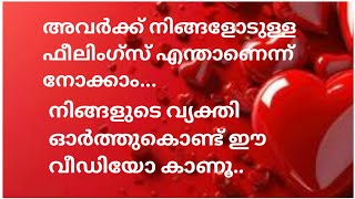 അവർക്ക് നിങ്ങളോടുള്ള ഫീലിംഗ്സ് എന്താണെന്ന് നോക്കാം...🧿🙏