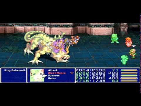 Let's Play Final Fantasy IV The After Years [PSP] Part 69 Astaroth and King Behemoth