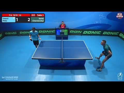 08:00 Oleksii Mitla 3-0 Serhii Cherniavskyi  West 1 WIN CUP 17.10.2022 | TABLE TENNIS WINCUP