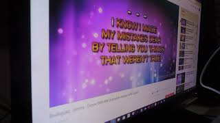 Karaoke Cover of Johnny Rodriguez - Dance With Me (Just One More Time) 1-22-2019