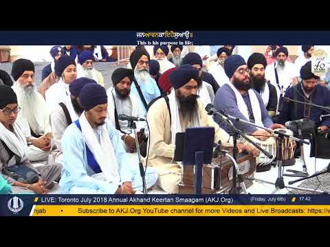 077 Toronto July 2018 Friday Evening Bhai Iqbal Singh Jee Mohali
