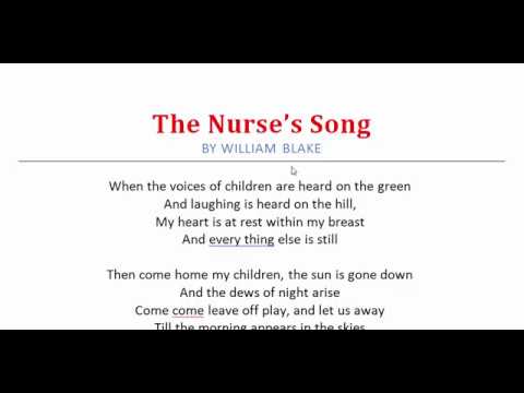 The Nurse’s Song BY WILLIAM BLAKE | অনার্স ২য় বর্ষ, বাংলা লেকচার | Romantic Poetry