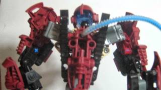 Bionicle MOC: Toa Aaron the toa of fire(extremely 