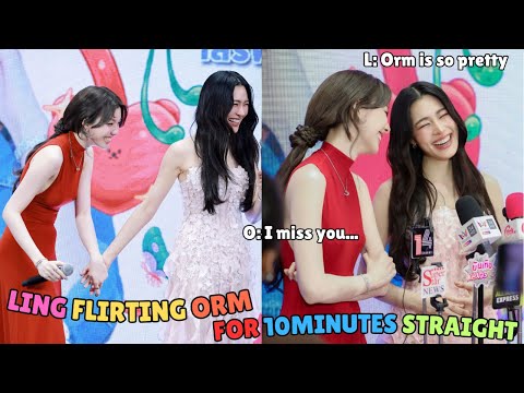 Lingling Kwong bravely flirting Orm for 10minutes straight