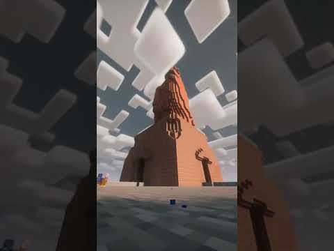 Build a Giant Statue of Liberty In Minecraft Hardcore