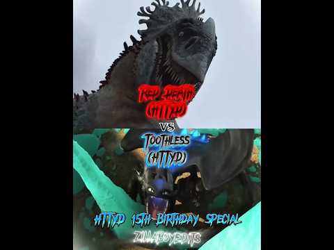 Toothless (HTTYD) Vs Red Death (HTTYD) #howtotrainyourdragon