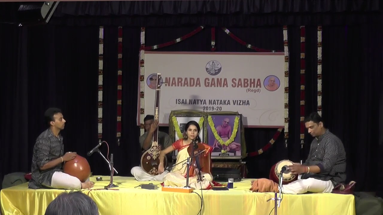 Charumathi Raghuraman - Violin l Isai Natya Nataka Vizha l Carnatic Concert l Music Festival l NGS