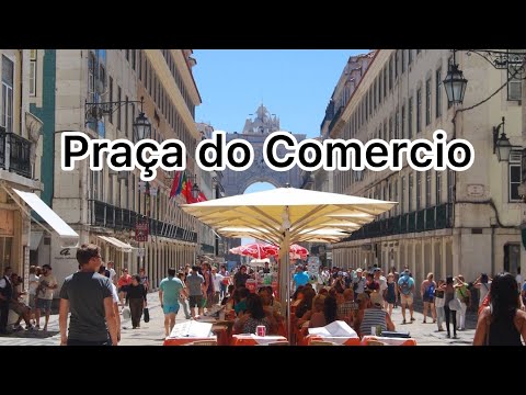 Explorando o charme de Lisboa: caminhada matinal da Baixa-Chiado ao Rossio | 4K 360° Street View Experience 2023