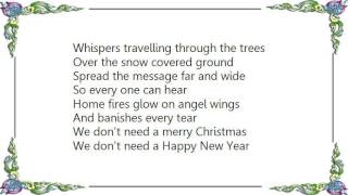 Cliff Richard - Santa's List Lyrics