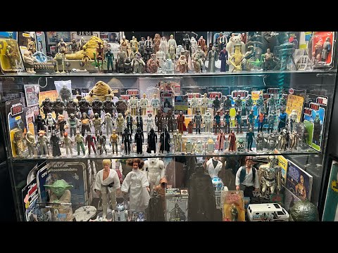 Vintage Kenner Star Wars Figure Collection: Display construction