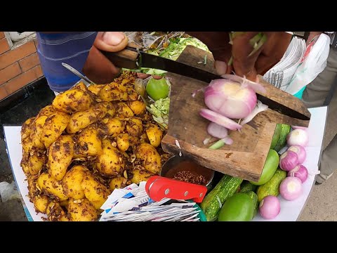 Bangladeshi Famous Chana Chaat recipe Yummy Sweet Curd Tasty Jhal Muri ! Bangladeshi Street Food