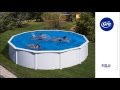 Piscine acier Gré Fidji ronde