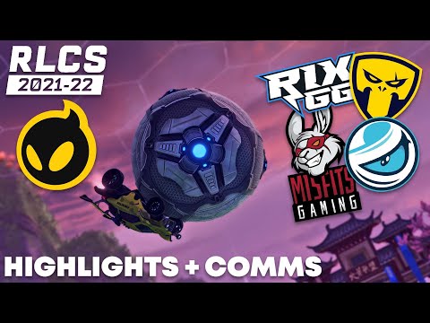 HIGHLIGHTS + COMMS | Dignitas vs Rix, Team Queso, Misfits, Luminosity | RLCS Winter Split Regional 1