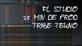 Je compose de la Tribe / Acidcore en 25 minutes!!! [Tutorial Acidcore Tribe Mentale Tekno]