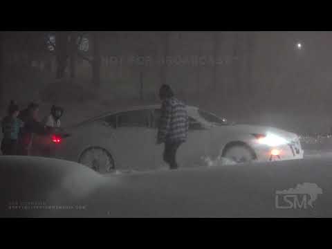 01-26-2021 Mount Shasta, CA - Major Winter Storm Shuts Down 100 Miles of Interstate 5