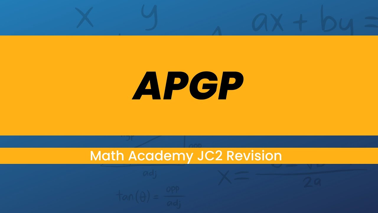 H2 Math Tuition | AP GP Revision – Master All Key Formulas for Tn & Sn