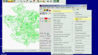 preview picture of video 'GRASS GIS: Network Analysis (Subnet within a vector Map)'