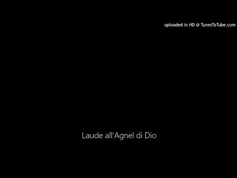 Laude all'Agnel di Dio