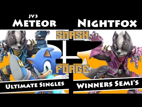 SmashForge SSBU #8 [WSF] Nightfox (wolf) vs JV3 | Meteor (sonic)