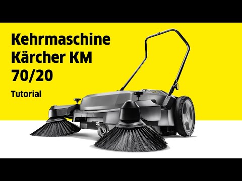 Effizientes Kehren leicht gemacht: Kärcher Kehrmaschine KM 70/20 Tutorial!