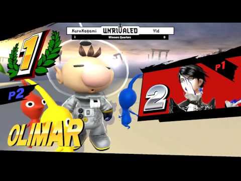 Unrivaled 5 WiiU - KuroKagami (Bayonetta) vs YLD (Olimar) - Winners Quarters