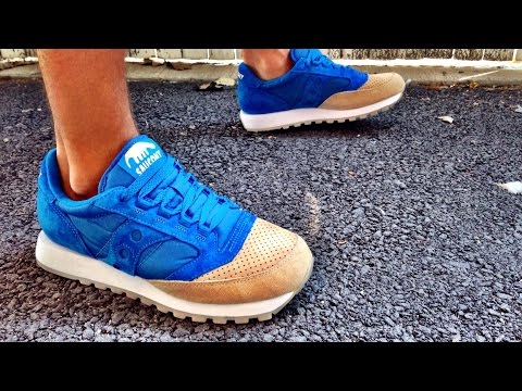Saucony x Anteater Jazz Original Sea & Sand ON FEET