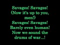 Savages Lyrics