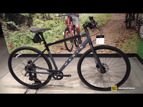 2022 Marin Presidio 1 Hybrid Bike - Walkaround Tour at Bicycles Quilicot Boutique Laval