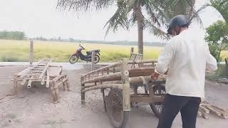 Bán giường tre khmer trà vinh