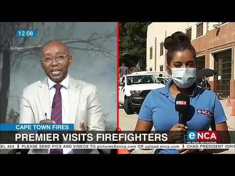 WC Premier visits firefighters