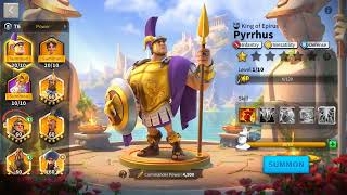 Rok278-VIP16 67M power - expertise: 18 legendary commanders. 20K gems.