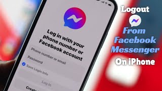 How To Logout From Facebook Messenger On iPhone