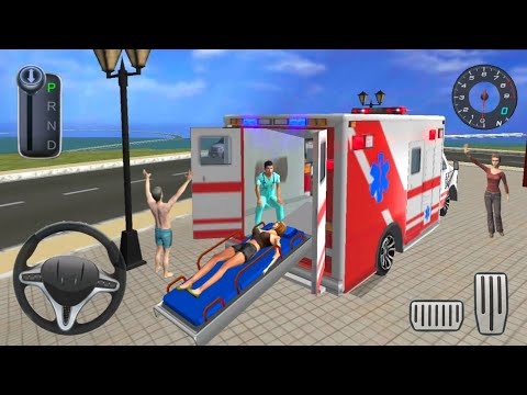 Coast Guard Beach Emergency Ambulance Simulator - Android Gameplay