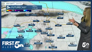 You have a couple of days to prepare before a wintry blast comes in on Friday