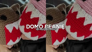 Domo Beanie | ribbed cat beanie style version 1 — DayannasCreations