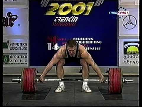 Young Evgeny Chigishev @105 kg 2001 EWC