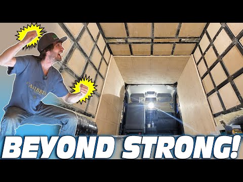 BEYOND STRONG Bass Van Build w/ EXO's BIGGEST Car Audio Install EVER... STEEL CAGE Subwoofer Box!!!