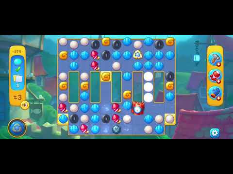 Fishdom gameplay level 574