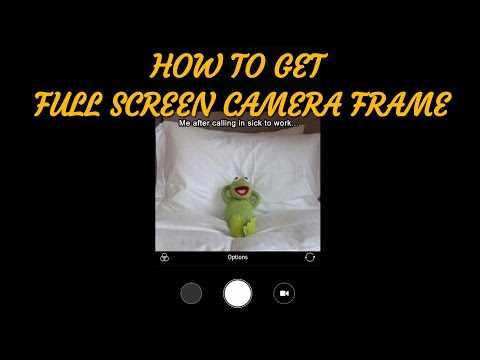 How to get Full screen camera Frame 16:9 in redmi note 4