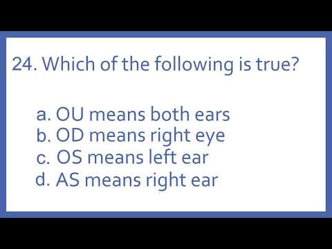 Pharmacy Abbreviations and Sig Codes PTCB Test Prep Question - Which of the following is true?