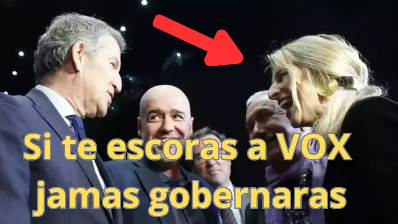 Yolanda le da un consejo a Feijóo.