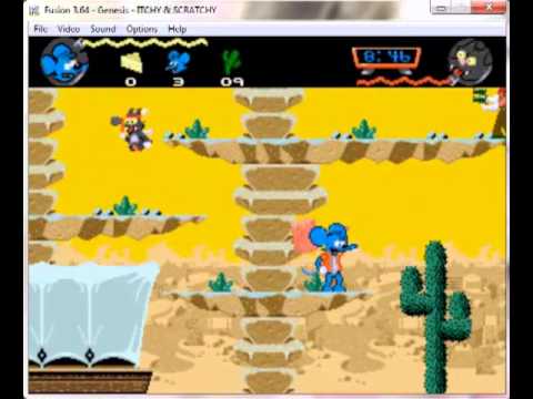 The Itchy & Scratchy Game Megadrive