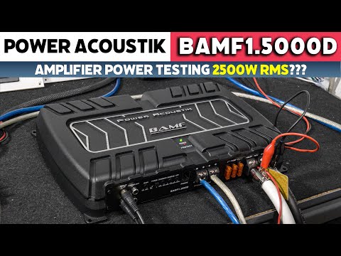 Power Acoustik BAMF1-5000D - Power Testing!!!!