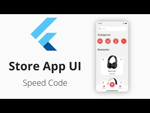 Flutter Tech Store App UI Concept | Speed Code